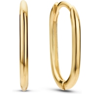 Jackie JKE22.256 Grand Place Oval 14k gouden oorringen 17 mm