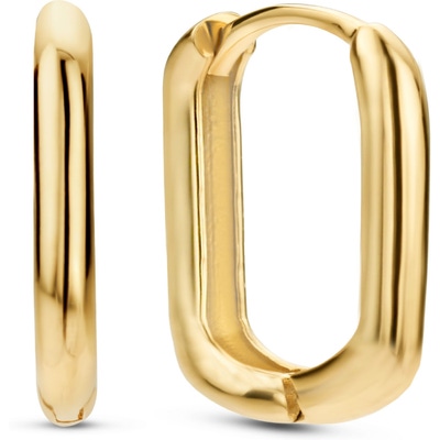 JKE22257 Grand Place Rectangle 14k gouden oorringen