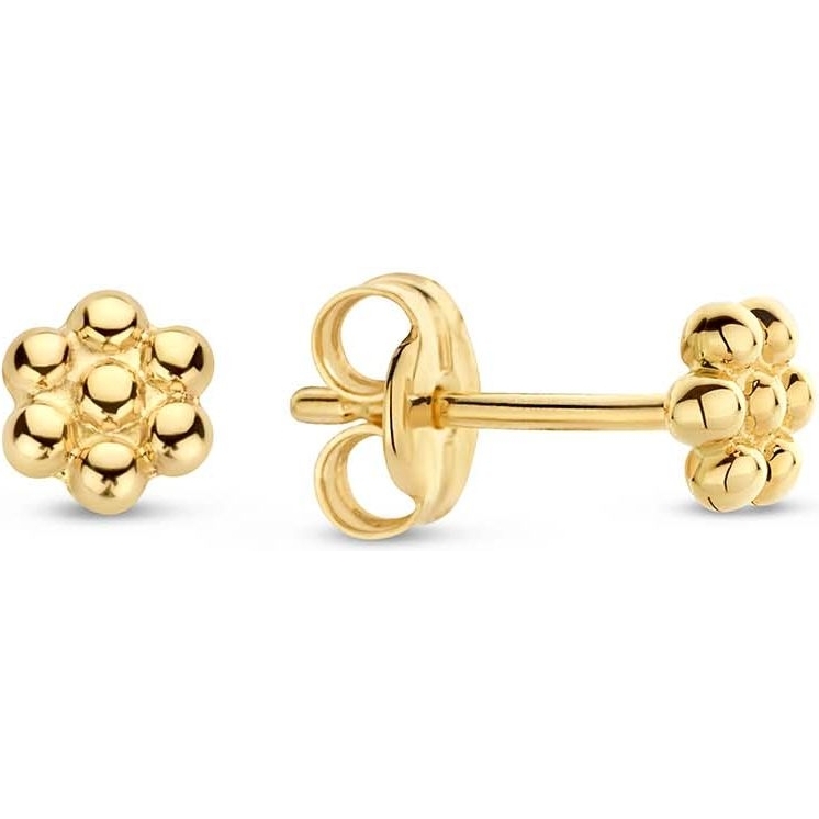 Jackie JKE23.307 Margarita Studs 4k goud 4,5 mm