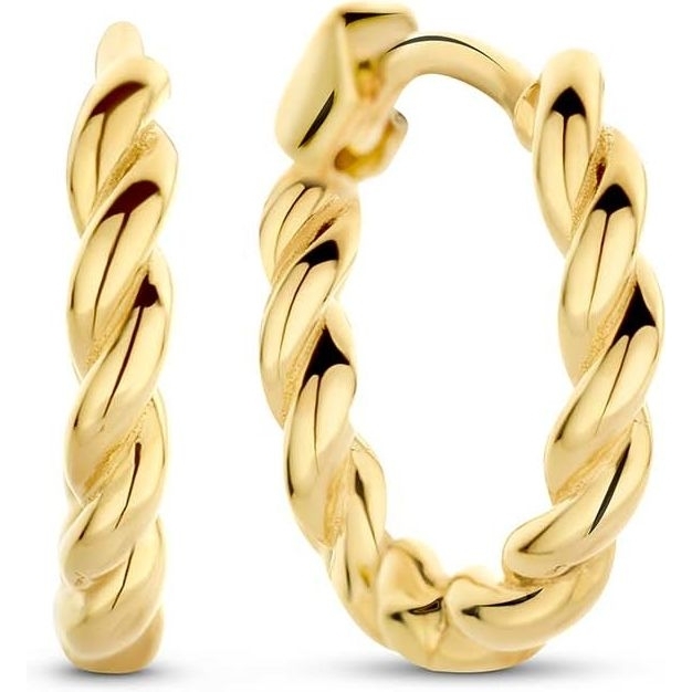 Jackie JKE23.308 Litoral Hoops 14k gouden oorringen 13 mm