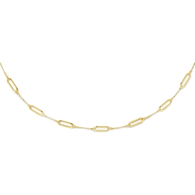 JKN23301 Las Ramblas 14k gouden schakelketting 40-45 cm