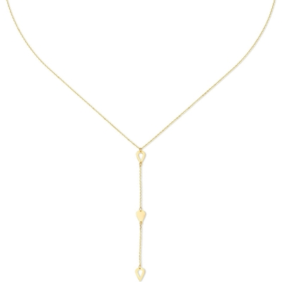 JKN23355 Cheek-Y Drop 14k gouden ketting 40-45 cm