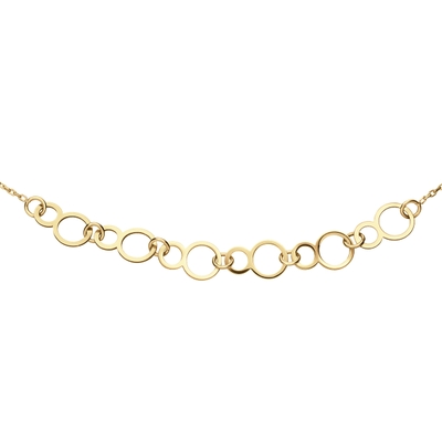 JKN24464 Rialto 14k gouden collier 40-45 cm