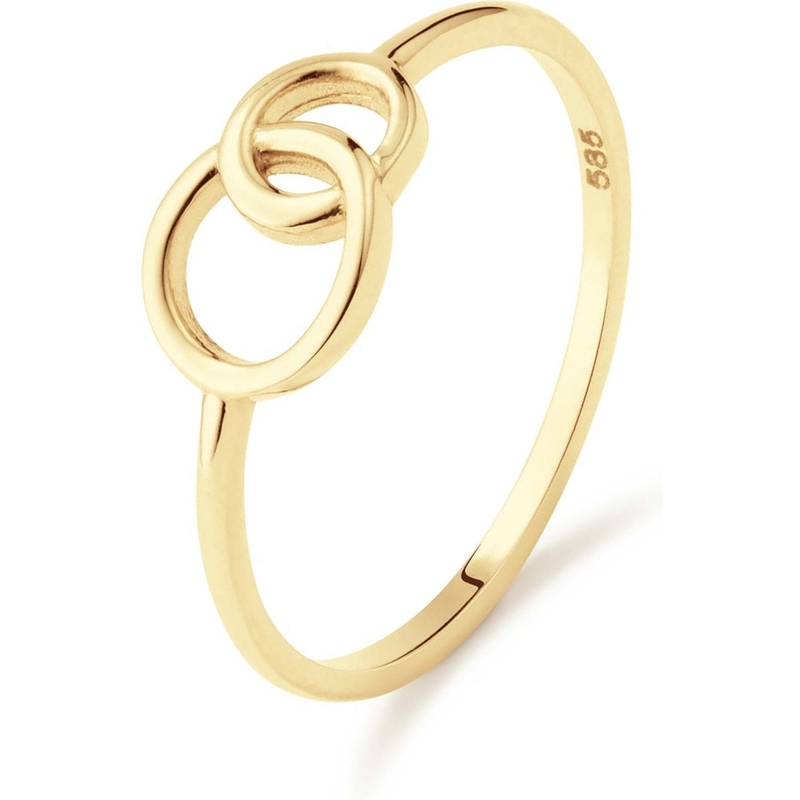 Jackie JKR24.408 Giro Doppio Circle 14k gouden ring
