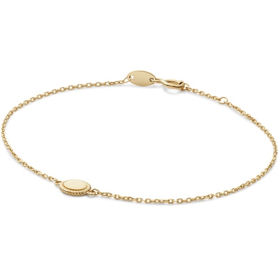 JKB25575 Amsterdam 14k gouden armband met ovaal