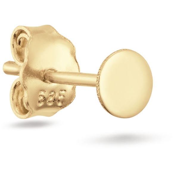 Jackie JKS25.508 Disc 14k gouden oorknopje