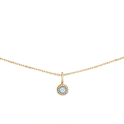 Jackie Grimaldi Blue Topaz Necklace 585
