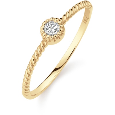 Jackie Grimaldi White Topaz Ring 585