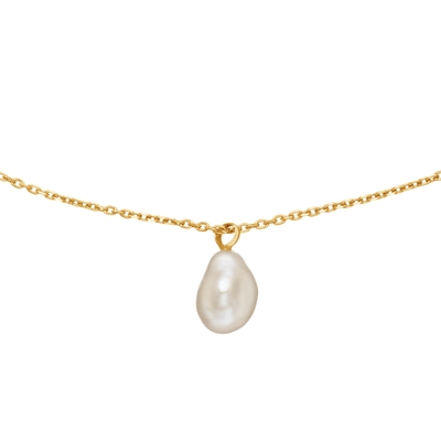 JKN25153 Pearl of Vermeer 14k gouden ketting met parel