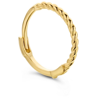 Jackie Twist Single Hoop 6mm 585