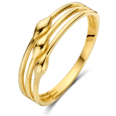 JKR23306 White Lady 14k gouden ring 5 mm