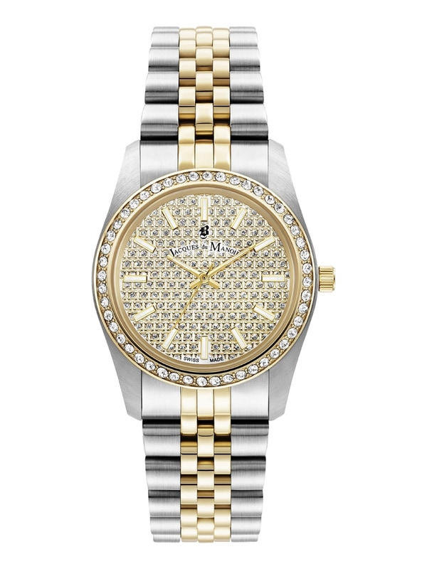 Jacques Du Manoir JWL01103 Inspiration Glamour horloge 34 mm