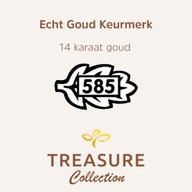 The House Of Jewels THOJ0048 14 karaat gouden creolen ronde buis 2,5 mm dikte - keurmerk