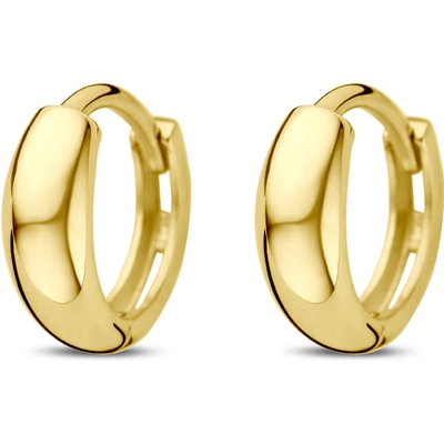 klapoorringen 10 mm 14K geelgoud