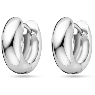 klapoorringen 135 mm zilver gerhodineerd