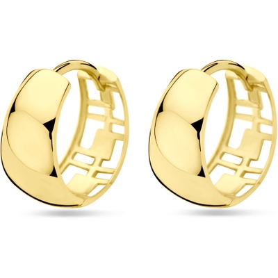 klapoorringen 145 mm 14K geelgoud