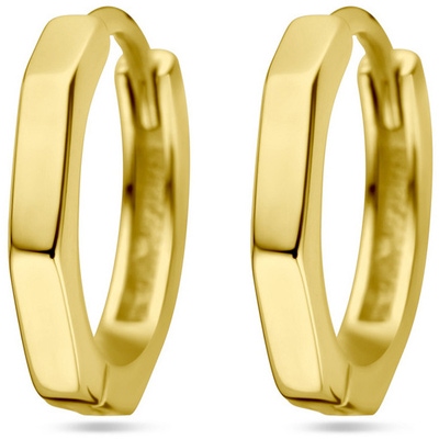 klapoorringen 1 micron zilver verguld geel