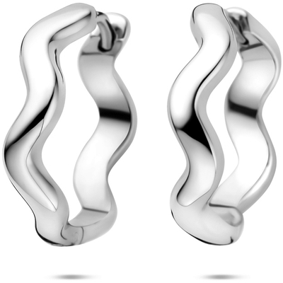 klapoorringen 20 mm zilver gerhodineerd