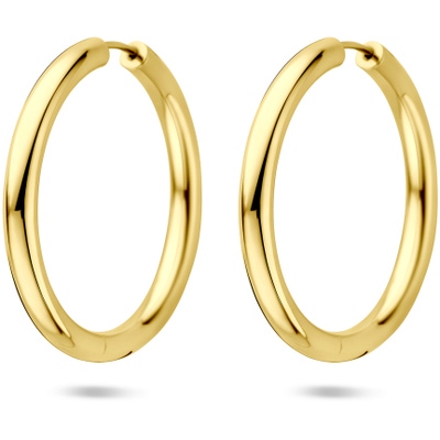 klapoorringen 39 mm 1 micron zilver verguld geel