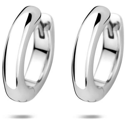 klapoorringen buis 4 mm zilver gerhodineerd