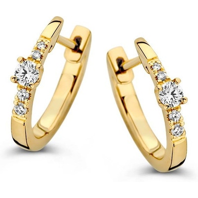 Excellent Jewelry OG117851 14k oorringen 0,16 ct diamant