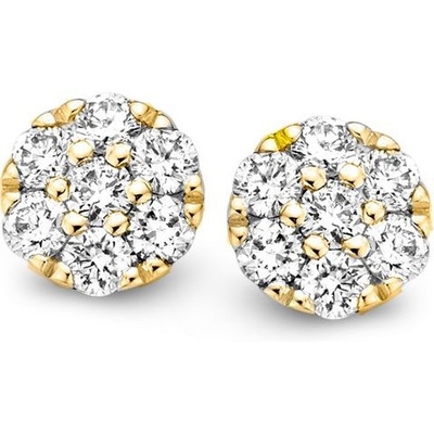 Excellent Jewelry OG118277 14k oorknopjes 0,19 ct diamant