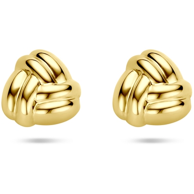 oorknoppen 11 mm 14K geelgoud