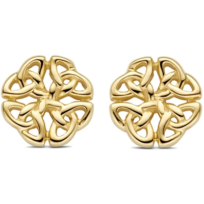 oorknoppen 7 mm 14K geelgoud