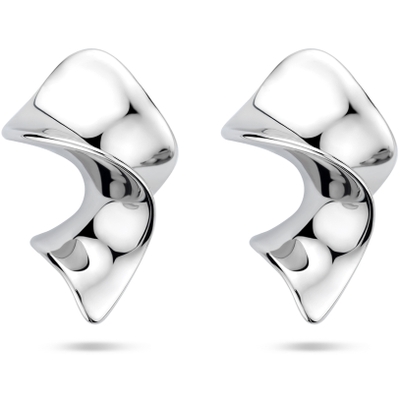 oorknoppen draai 23 mm zilver gerhodineerd