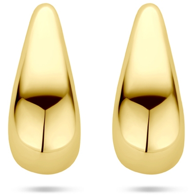 oorknoppen druppel 155 mm 14K geelgoud