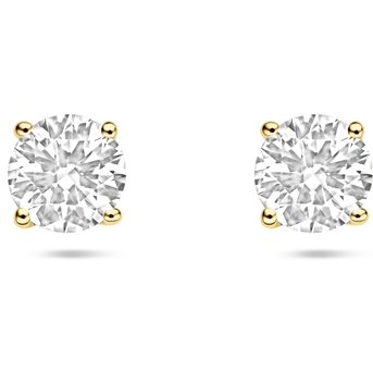 oorknoppen lab grown diamant 050ct 2x 025ct h si 4 mm 14K geelgoud