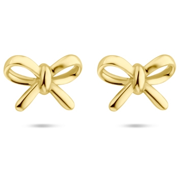 oorknoppen strik 45 mm 14K geelgoud