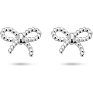 oorknoppen strik 65 mm zilver gerhodineerd
