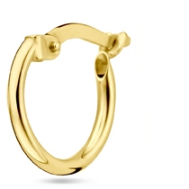 oorring 12 mm per stuk 14K geelgoud