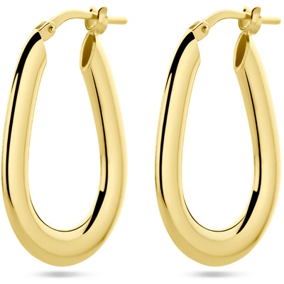 oorringen 1 micron zilver verguld geel