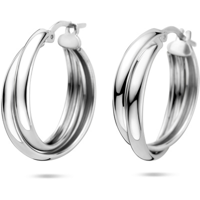 oorringen 235 mm zilver gerhodineerd