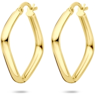 oorringen 25 mm 14K geelgoud