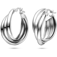 oorringen 265 mm zilver gerhodineerd