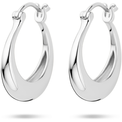 oorringen ronde buis 215 mm zilver gerhodineerd