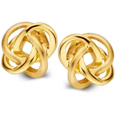 OB105846 14k gouden oorknopjes knoop 8 mm