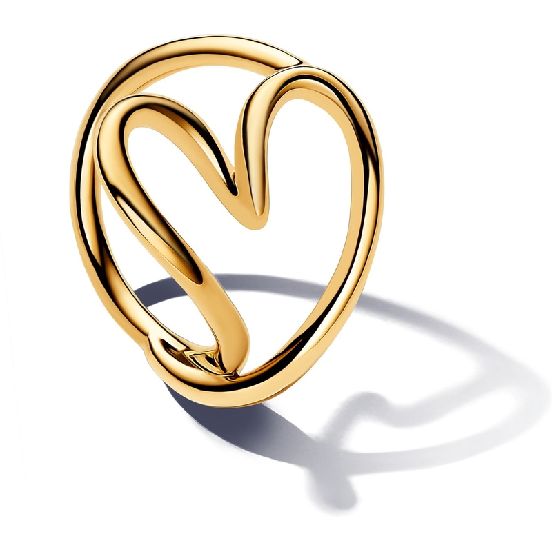 Pandora 163288C00 Organisch Gevormde Hart Ring