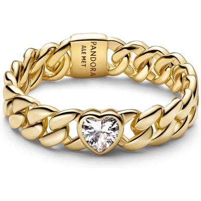 PANDORA 164386C01 Cuban goudkleurige schakelring 5 mm