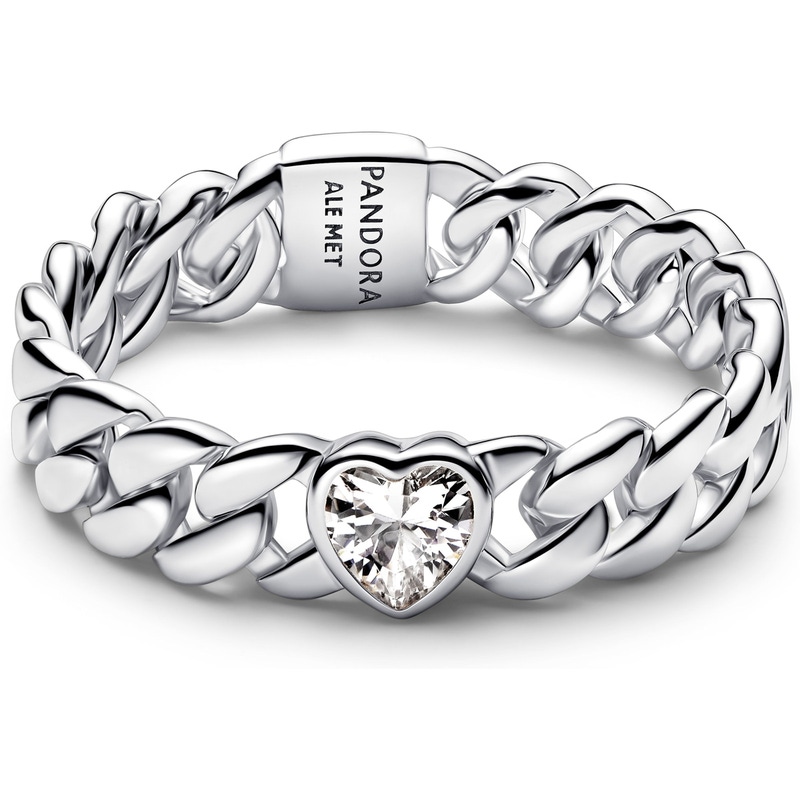 PANDORA 194386C01 Cuban zilveren schakelring 5 mm