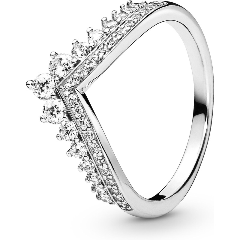 Pandora 197736CZ Prinses Wishbone Ring