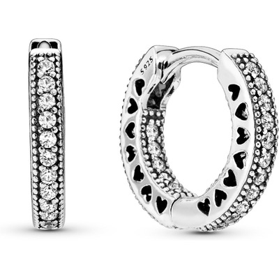 Pandora 296317CZ Pavé Hart Oorringen