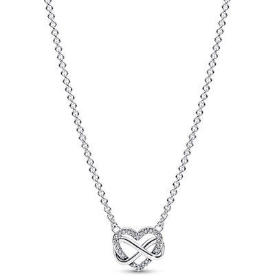Pandora 392666C01-50 Oneindigheid Hart Halsketting