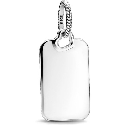Pandora 398611C00 Graveerbaar Rechthoekig Plaatje Hanger