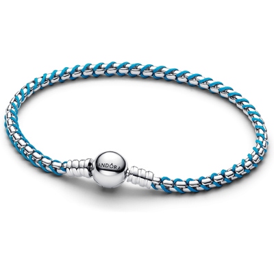 Pandora 593816C01 Blauw koord snake armband