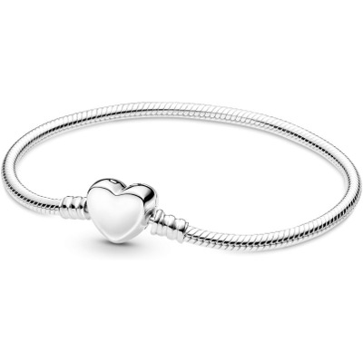 Pandora 599206C00 Snake armband graveerbare hartsluiting