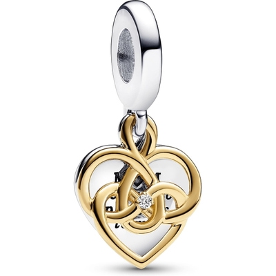 Pandora 763237C01 Graveerbare Moeder Dubbele Bedel